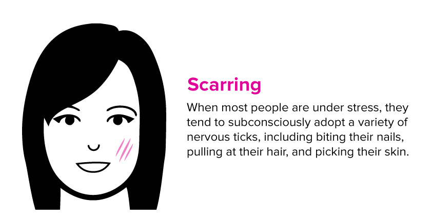 What Happens to Your Skin When You’re Stressed or Anxious? 1 scarring